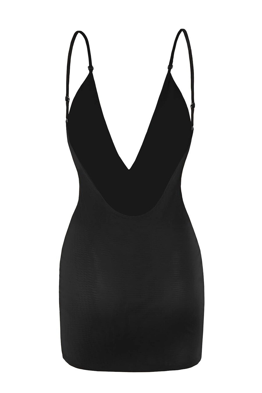 intimates mekana mrežasta višeslojna mini haljina u crnoj boji