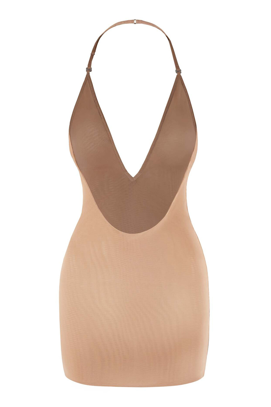 intimates mekana mrežasta višeslojna mini haljina u toploj breskvastoj boji
