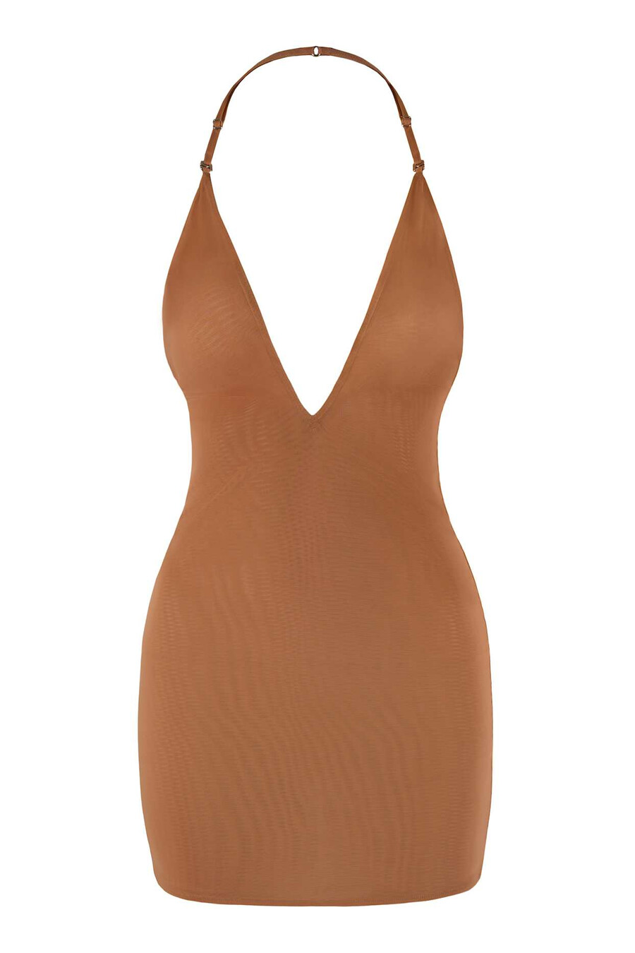 intimates mekana mrežasta višestrana mini haljina u boji meda