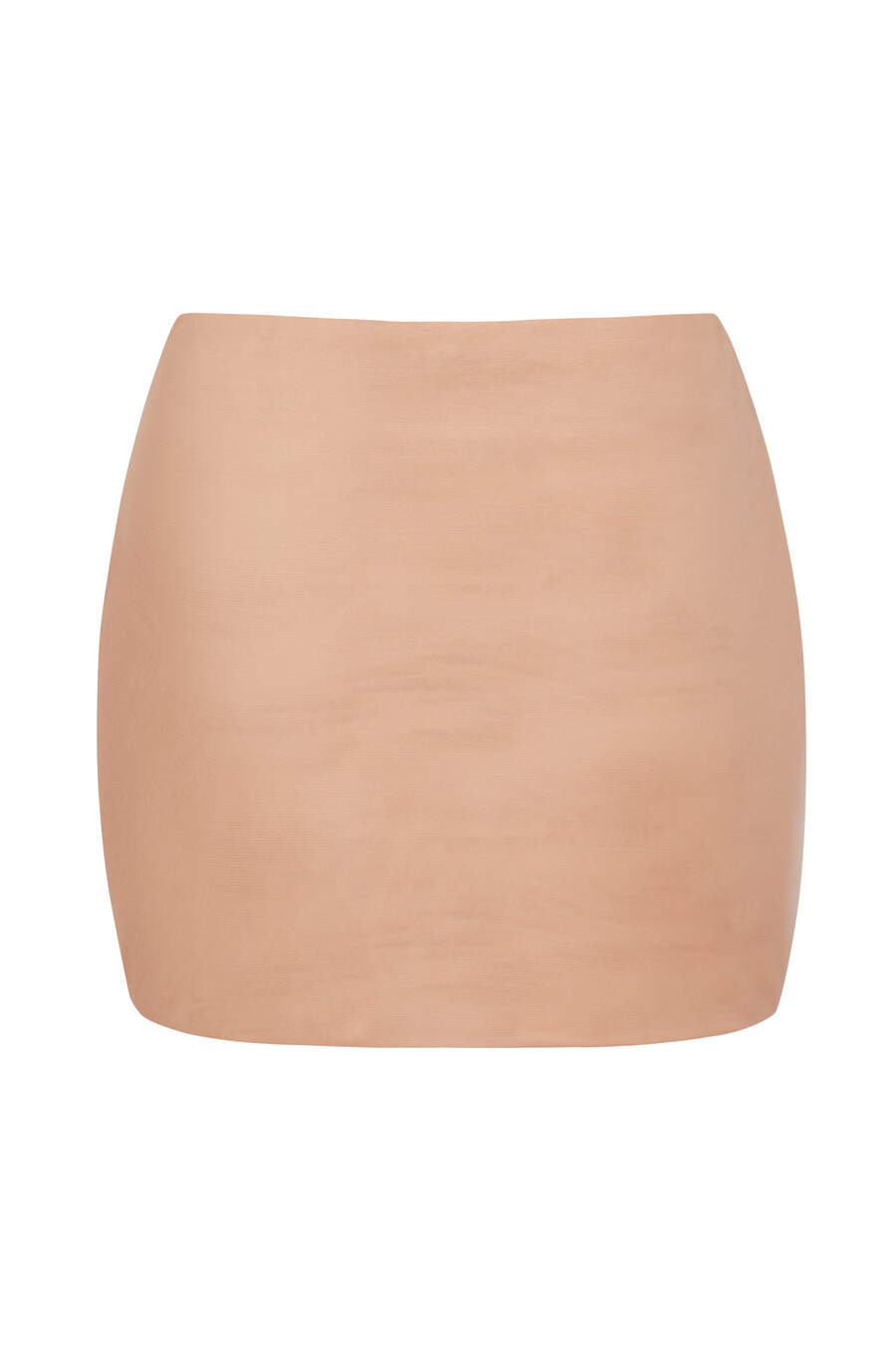 mekana mrežasta mikro mini slip suknja niskog struka u boji tople breskve